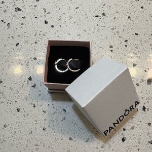Pandora Shimmering Silver Earrings